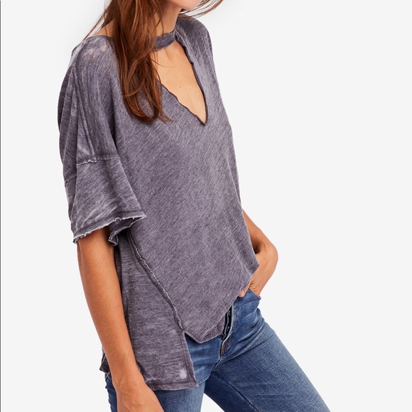 Free People Jordan Cutout Tee - Picture 3 of 4